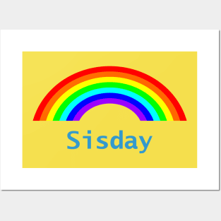 Funny Sisday Rainbow for a Sister Posters and Art